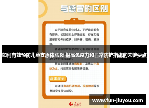 如何有效预防儿童支原体肺炎 提高免疫力和日常防护措施的关键要点